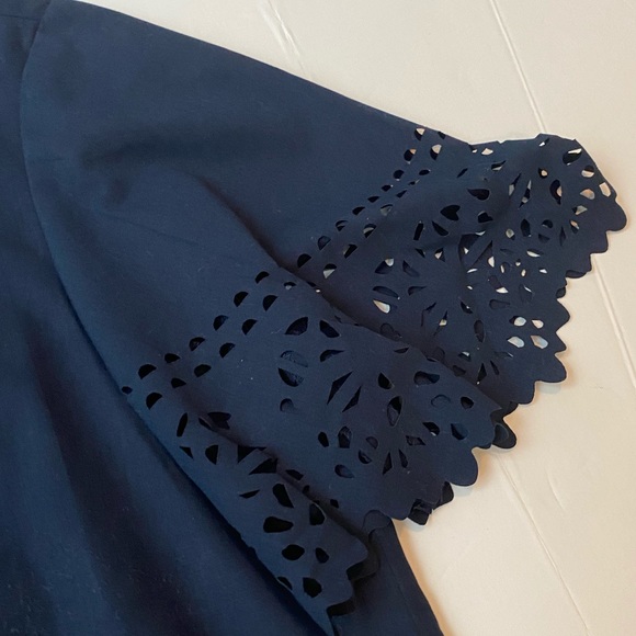 J. Crew size Xs navy blouse - Picture 9 of 10